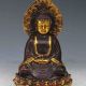 Chinese Purple Bronze Gilt Hand Carved Buddha Statues X0298 Other Antique Chinese Statues photo 2