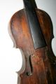 Old Antique Well Played Italian? Violin For Repair Label Guarnerius Venise 172? String photo 3