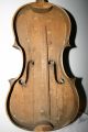 Old Antique Well Played Italian? Violin For Repair Label Guarnerius Venise 172? String photo 6