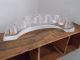 Mid Century Modern Arch Lucite 7 Candle Holder Hollywood Regency Mid-Century Modernism photo 1