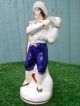 Mid 19thc Staffordshire Porcellaneous Haymaker Figure With Scythe C1840s Figurines photo 3