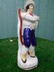 Mid 19thc Staffordshire Porcellaneous Haymaker Figure With Scythe C1840s Figurines photo 6