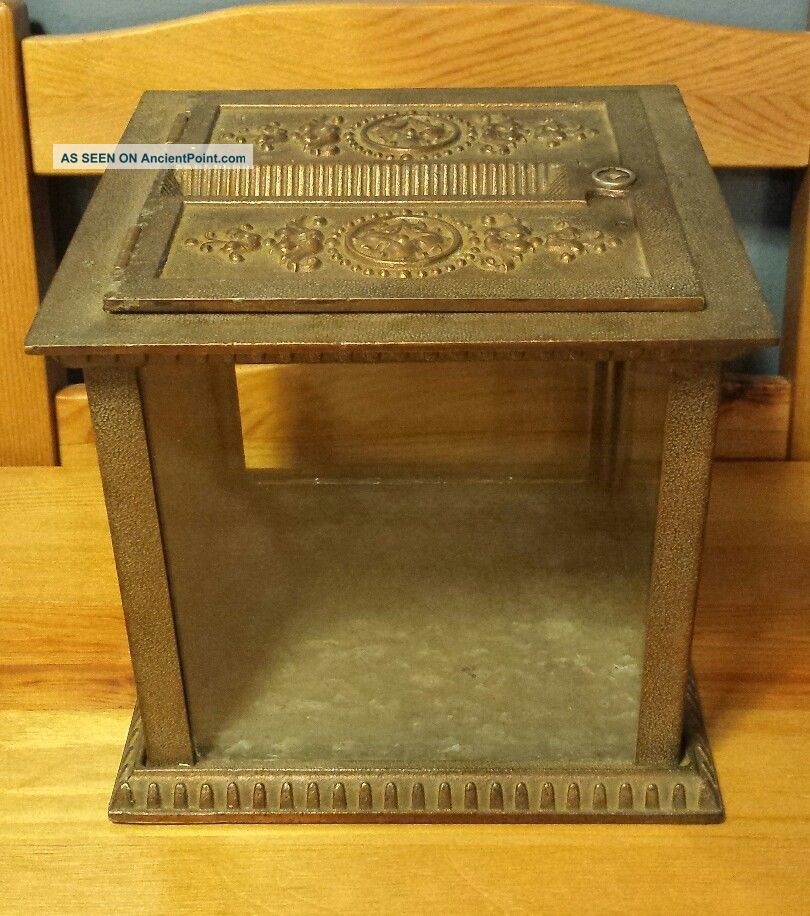 Antique National Cash Register Ncr Receipt Ticket Box Patina