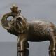 Chinese Brass Hand - Carved Elephant Statues D185 Elephants photo 1