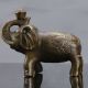 Chinese Brass Hand - Carved Elephant Statues D185 Elephants photo 2