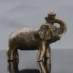 Chinese Brass Hand - Carved Elephant Statues D185 Elephants photo 4