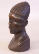 African Carved Wood Head Sculpture C1950 Sculptures & Statues photo 1