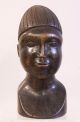 African Carved Wood Head Sculpture C1950 Sculptures & Statues photo 3