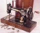 Antique Vintage Singer 28 K Machine Hand Crank Arm Wooden Dom Industrial 27k 127 Sewing Machines photo 6