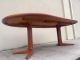 Mid Century Danish Modern Teak Dining Table Post-1950 photo 10