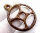 Roman Bronze Wheel Of Fortune Amulet - Ancient Wearable Artifact - D322 Roman photo 1
