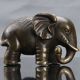 Chinese Brass Handwork Elephant Statue Elephants photo 1