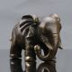 Chinese Brass Handwork Elephant Statue Elephants photo 2