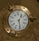 Solid Brass Ships Porthole Wall Clock Maritime Ship ' S Nautical Beach House Decor Clocks photo 1