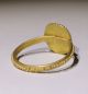Lovely Ancient Roman Gold Intaglio Ring - Circa 2nd - 3rd Century Ad Roman photo 3