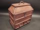 Antique Vintage Style Collectors Campaign Chest Wood Box W Secret Comparments Boxes photo 2