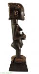 Luba Female Holding Bowl Congo Africa Miniature Was $95 Sculptures & Statues photo 1