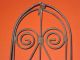 Vintage Primitive Old Twisted Wire Trivet Stand For A Clothes Iron Folky Trivets photo 2