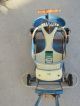 Vintage 1950 ' S Blue Firestone Baby Walker Stroller - Convertible - Baby Carriages & Buggies photo 8