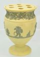Rare Antique Wedgwood Caneware And Drab Jasper Bough Vase Early 19th Century Vases photo 2