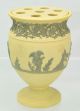 Rare Antique Wedgwood Caneware And Drab Jasper Bough Vase Early 19th Century Vases photo 3