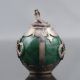 Collectable Green Jade Armor Tibetan Silver Hand - Carve Zodiac Statue - - Snake Other Antique Chinese Statues photo 1