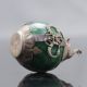 Collectable Green Jade Armor Tibetan Silver Hand - Carve Zodiac Statue - - Snake Other Antique Chinese Statues photo 2