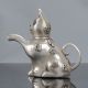 Old Chinese Cupronickel Handwork Cat Shaped Teapot W Xuande Mark Teapots photo 3