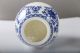 Rare Collectibles Carving Hollow Egg Type Blue And White Porcelain Vase J540 Vases photo 2