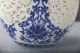 Rare Collectibles Carving Hollow Egg Type Blue And White Porcelain Vase J540 Vases photo 3