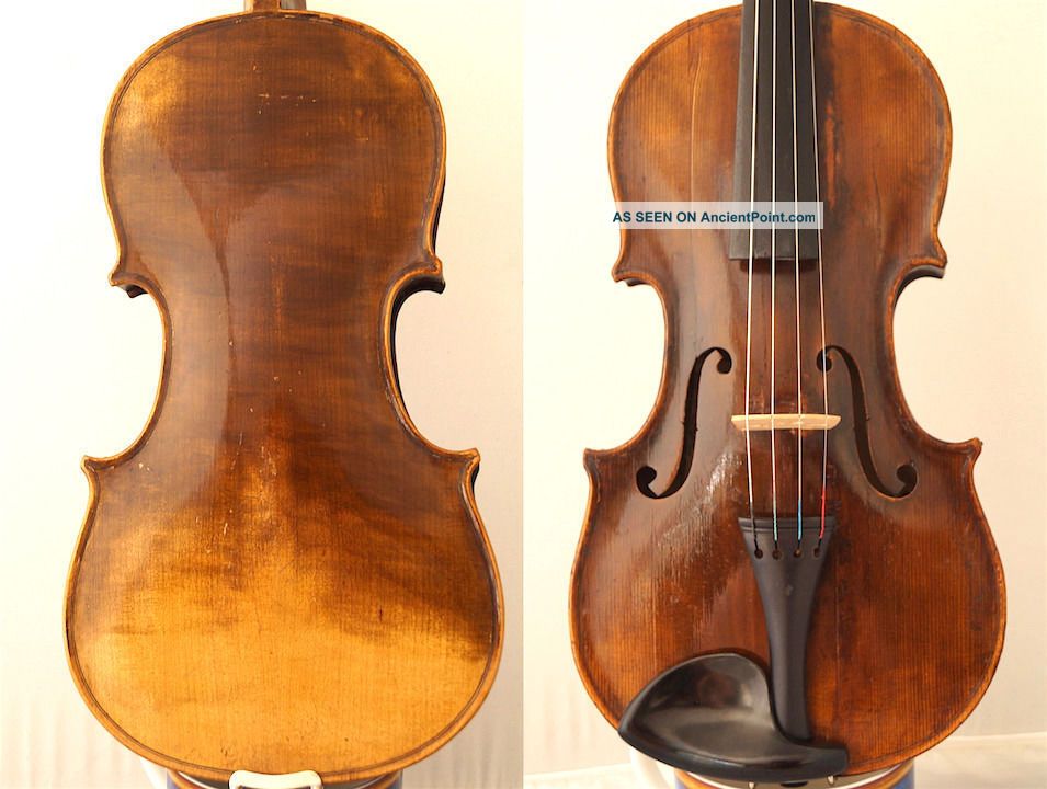 Fine 4/4 Old Master Label: S.  Seraphin Italian Violin Old Wood 小提琴 СКРИПКА Geige String photo