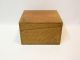 Vintage Wooden Quarter - Sawn Oak Finger - Jointed Trinket Box Boxes photo 1