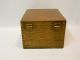 Vintage Wooden Quarter - Sawn Oak Finger - Jointed Trinket Box Boxes photo 3