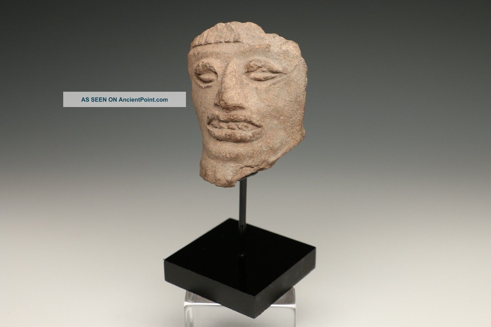 Pre - Columbian Head Fragment 400 - 900 A.  D. The Americas photo