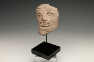 Pre - Columbian Head Fragment 400 - 900 A.  D. photo