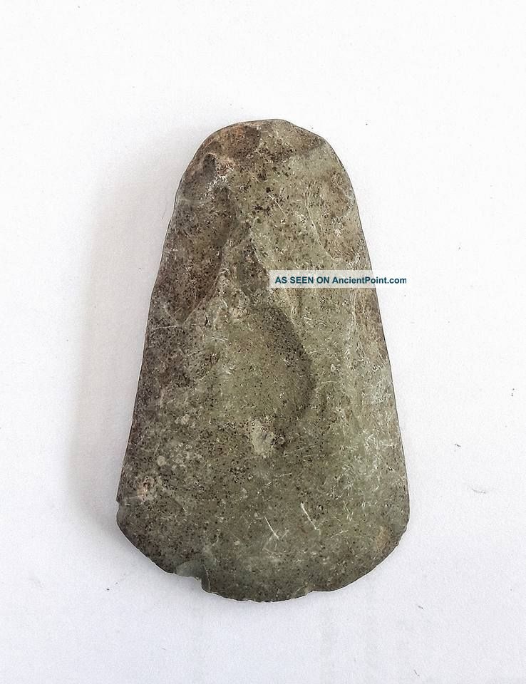 Prehistoric Neolithic Ancient Stone Axe Artifact Butted Tool Neolithic & Paleolithic photo