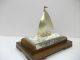 The Sailboat Of Silver950 Of The Most Wonderful Japan.  Japanese Antique Other Antique Sterling Silver photo 2