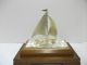 The Sailboat Of Silver950 Of The Most Wonderful Japan.  Japanese Antique Other Antique Sterling Silver photo 3