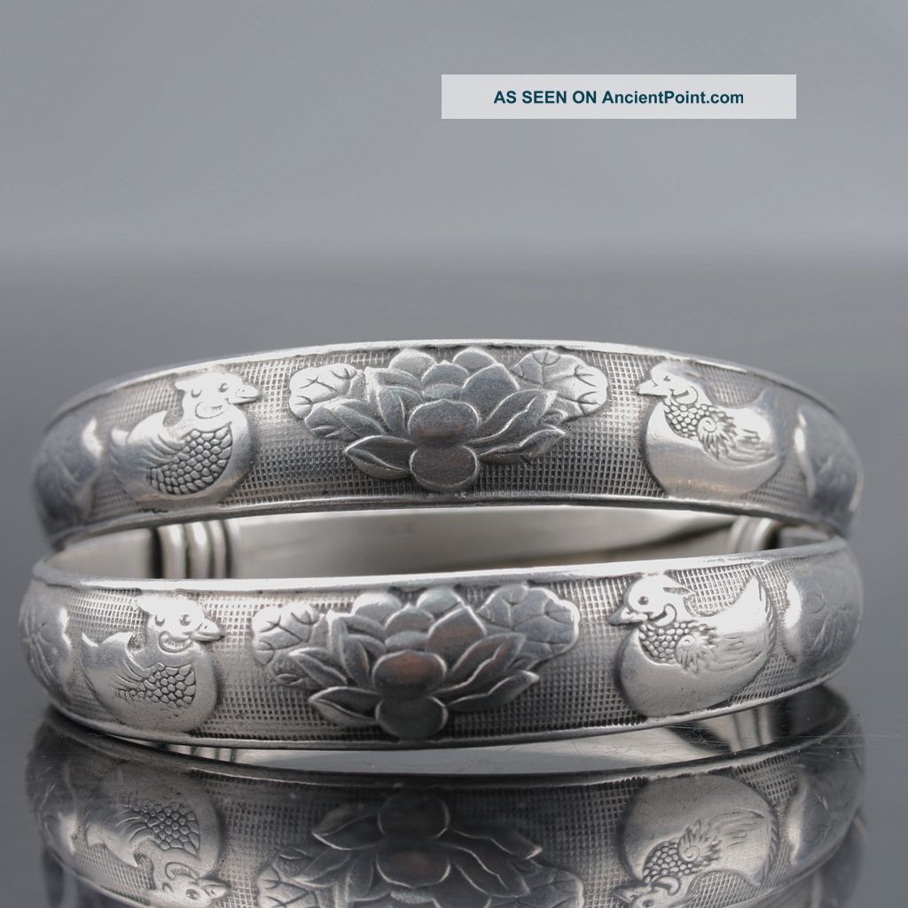 Chinese Tibet Silver Handwork National Fashion Bracelet @aa204 Bracelets photo