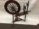 Antique Primitive Wood Colonial Spinning Wheel With 20 