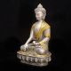 Vintage Cupronickel Gilt Tibetan Buddhism Statue - - - - Vajrasattva A1 Buddha photo 1