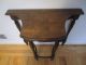 Antique Half Moon Hard Wood Foyer End Table Console Accent 1900-1950 photo 1