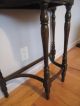 Antique Half Moon Hard Wood Foyer End Table Console Accent 1900-1950 photo 3
