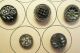7 Sm Victorian Era Buttons Ivoroid,  Twinkle,  Perfume,  Pigeon Eye,  Piecture,  Etc. Buttons photo 4