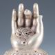 Collectable Cupronickel Hand Carved Hand & Lotus Incense Burner Other Chinese Antiques photo 1