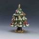 Chinese Collectable Cloisonne Inlaid Rhinestone Handwork Christmastree Statue Other Antique Chinese Statues photo 3