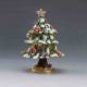 Chinese Collectable Cloisonne Inlaid Rhinestone Handwork Christmastree Statue Other Antique Chinese Statues photo 4
