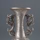 Chinese Tibetan Silver Hand - Carved Vase Z213 Vases photo 1