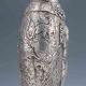 Chinese Tibetan Silver Hand - Carved Vase Z213 Vases photo 4