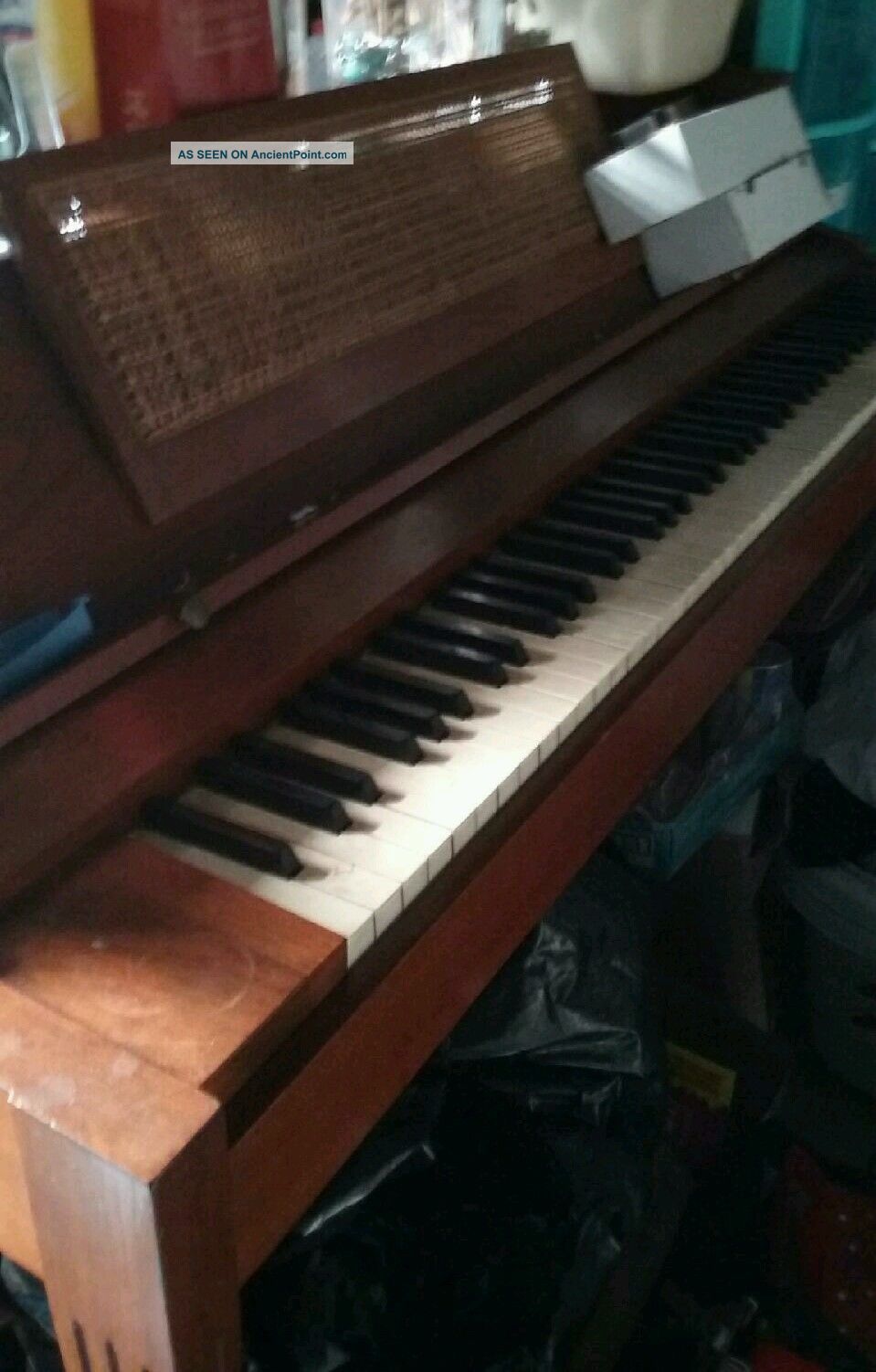Vintage Antique Baldwin Acrosonic Piano Will Also Include Key To Tune Piano Keyboard photo
